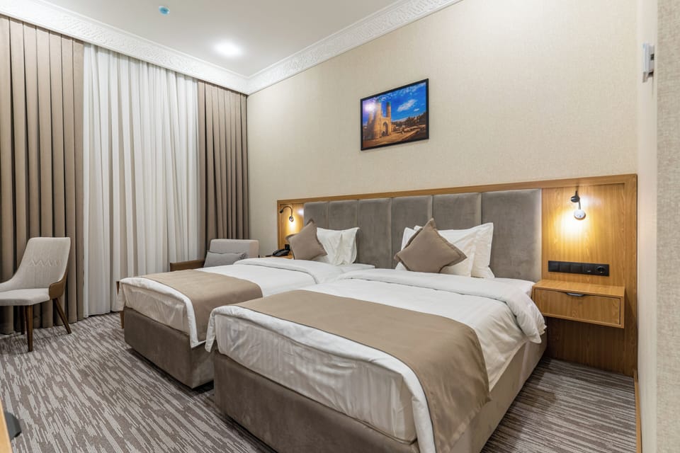 Premium bedding, minibar, in-room safe, desk