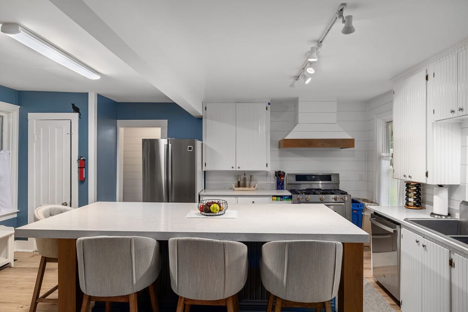 Newley renovated kitchen. 
