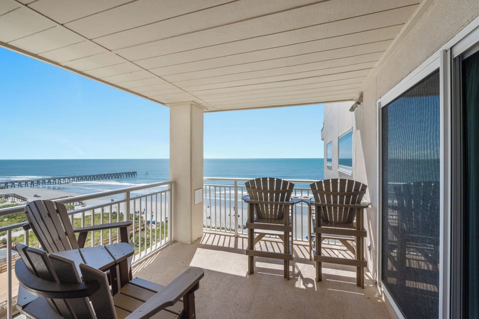 Have your morning coffee while listening to the waves gently rolling in.