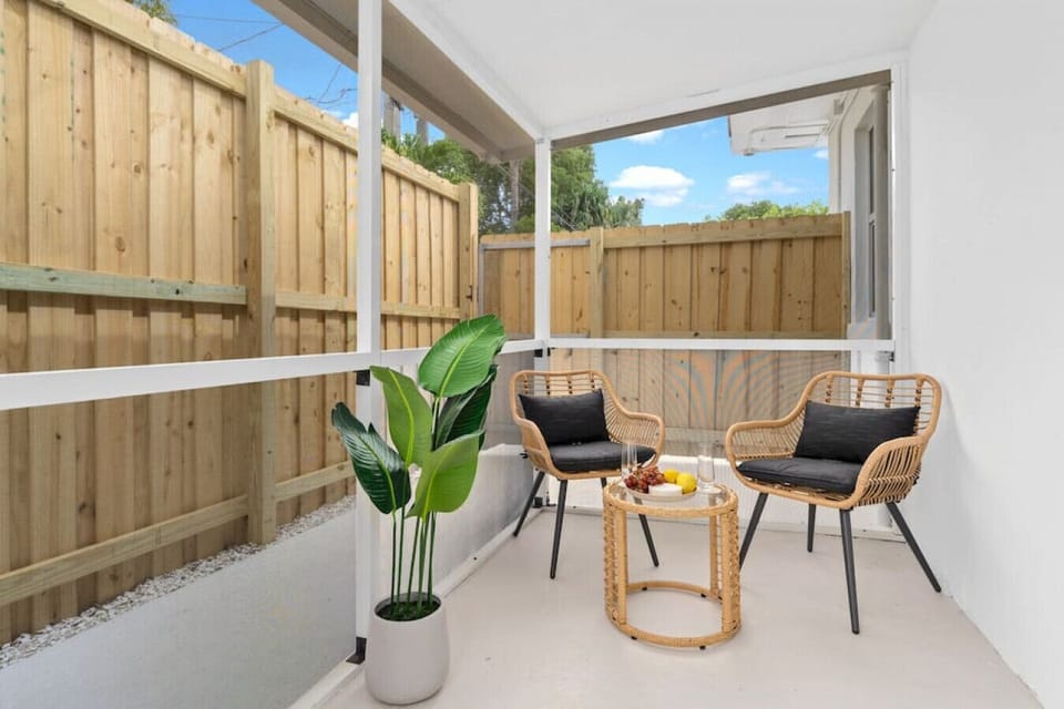 Private patio