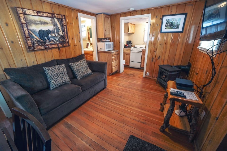 Cabin, 1 Bedroom | Living area