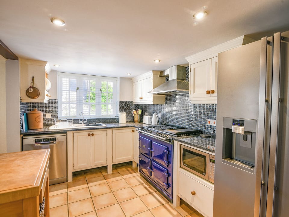 Fridge, dishwasher, electric kettle, toaster