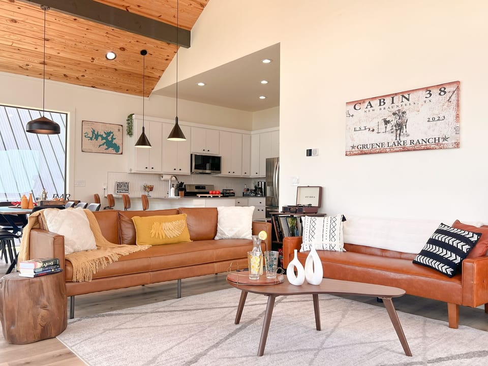 Our home boasts an open layout where you can sit and lounge by the couch or eat by the dining table or just mingle while preparing for dinner.