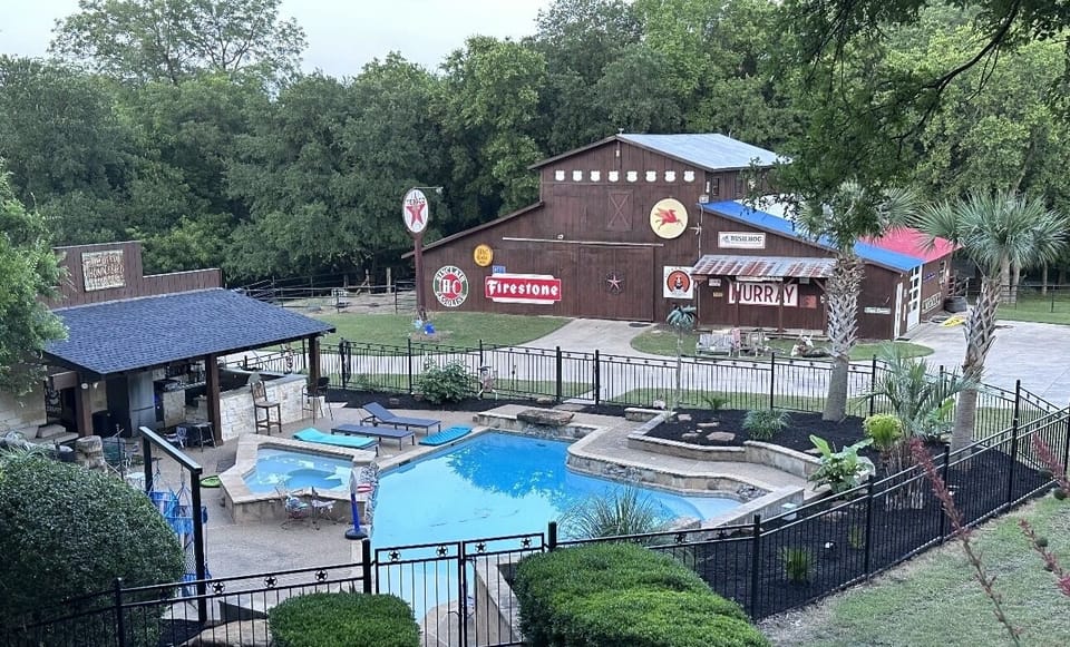View from our home, hot tub available to guests 