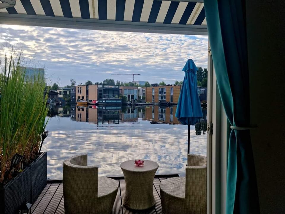 Beautiful waterfront views from your private terrace.