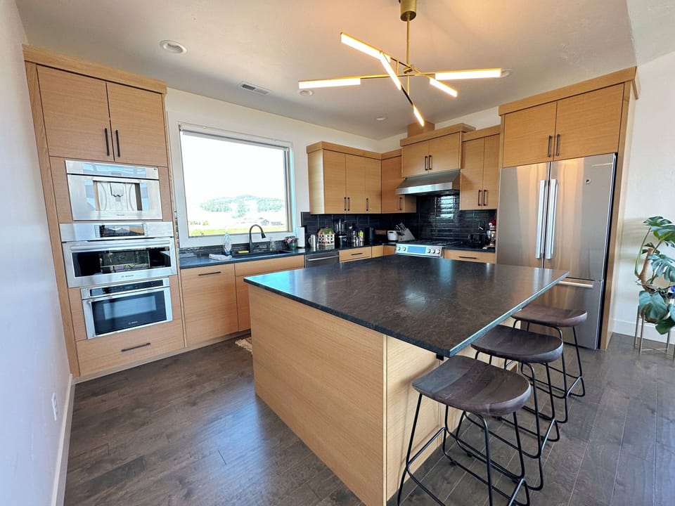 From the modern appliances to the wide array of cookware, this kitchen has everything you'll need to whip up meals for the whole group.