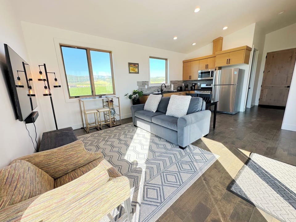 The home's open concept means you can cook, eat, or relax, and never feel left out.