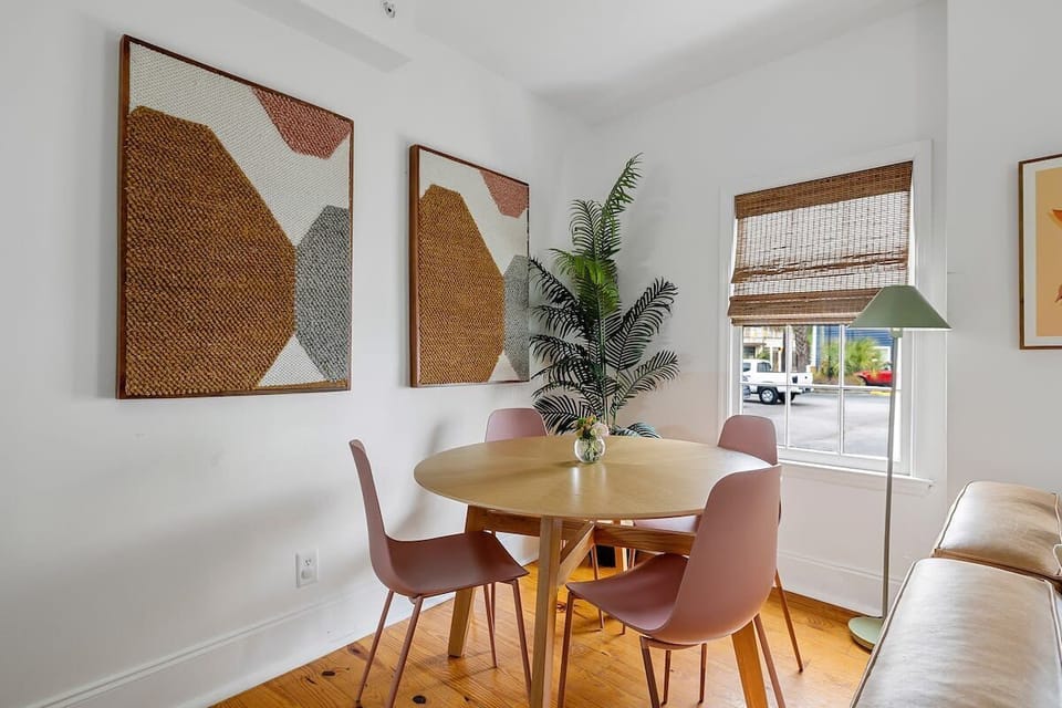 Dining area off living room