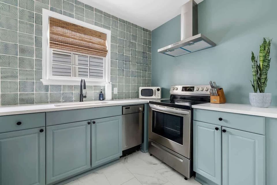 Fully stocked kitchen