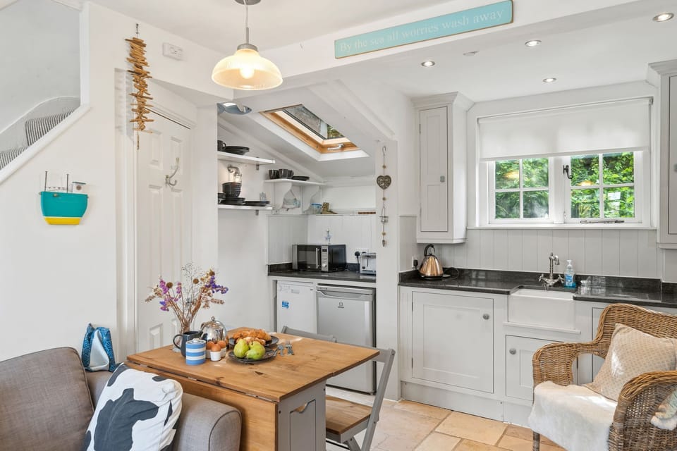 Dining Table, Microwave, Fridge-Good Day Sunshine