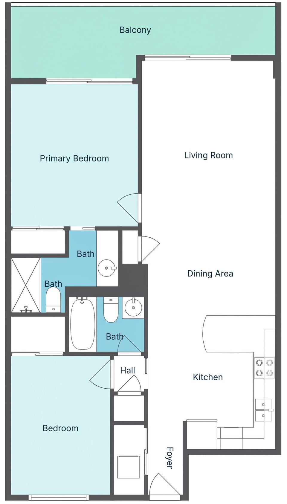 BeachCrest 501 Floorplan