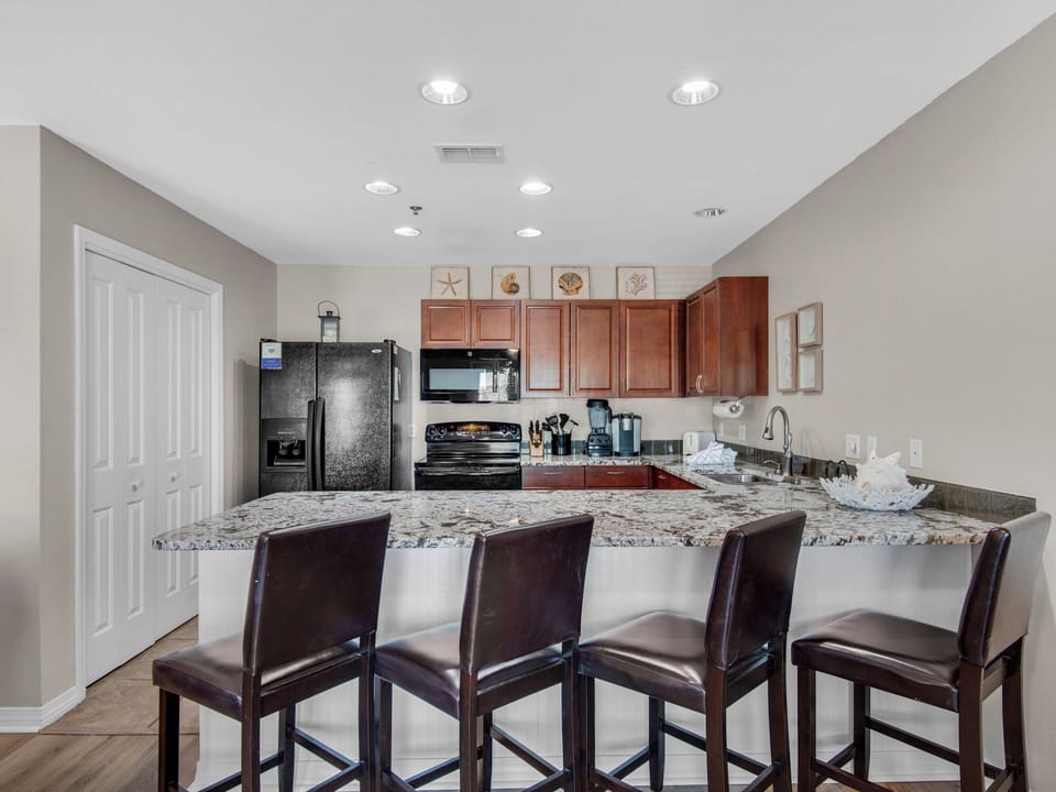 Kitchen with Bar Seating