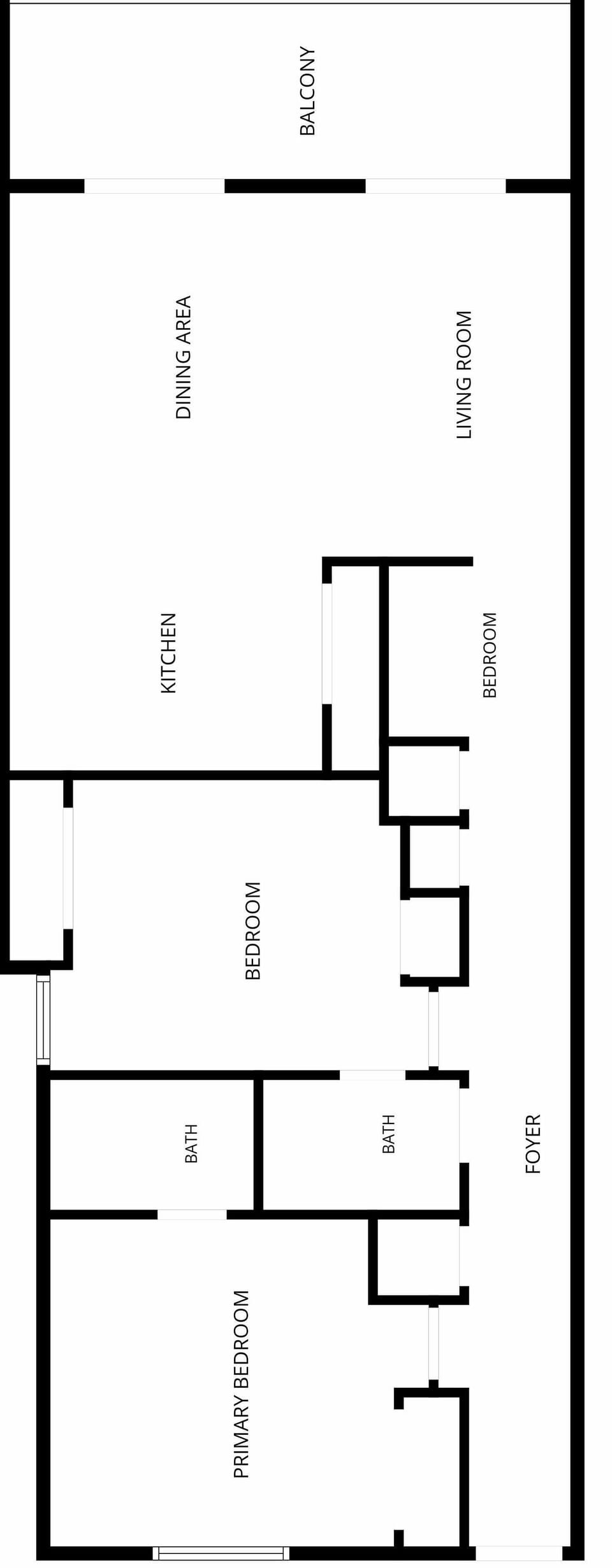 Floor plan showing the layout of this vacation rental