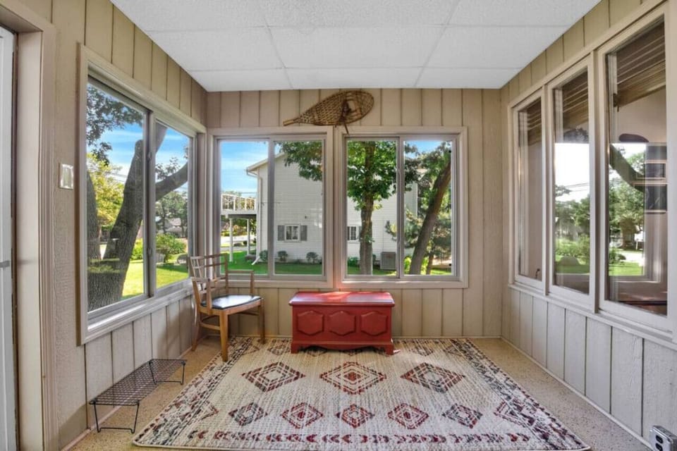 Three season room to enjoy your coffee in!