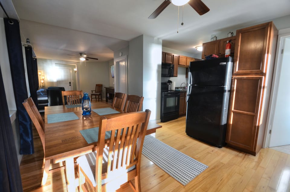 Large dining room table.  