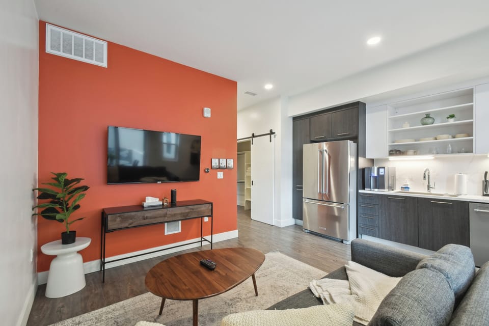 Living Room at Southwestern Charm, Denver