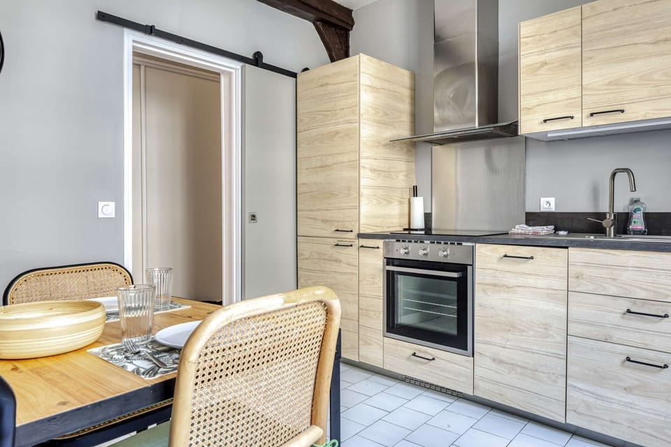 Appartement l'Astrolabe - Kitchen