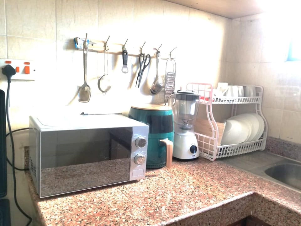 Apartment | Private kitchen | Fridge, microwave, oven, electric kettle