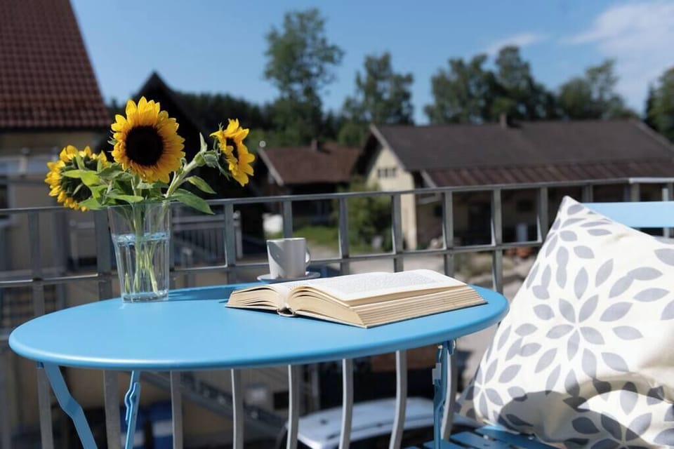 own sunny balcony