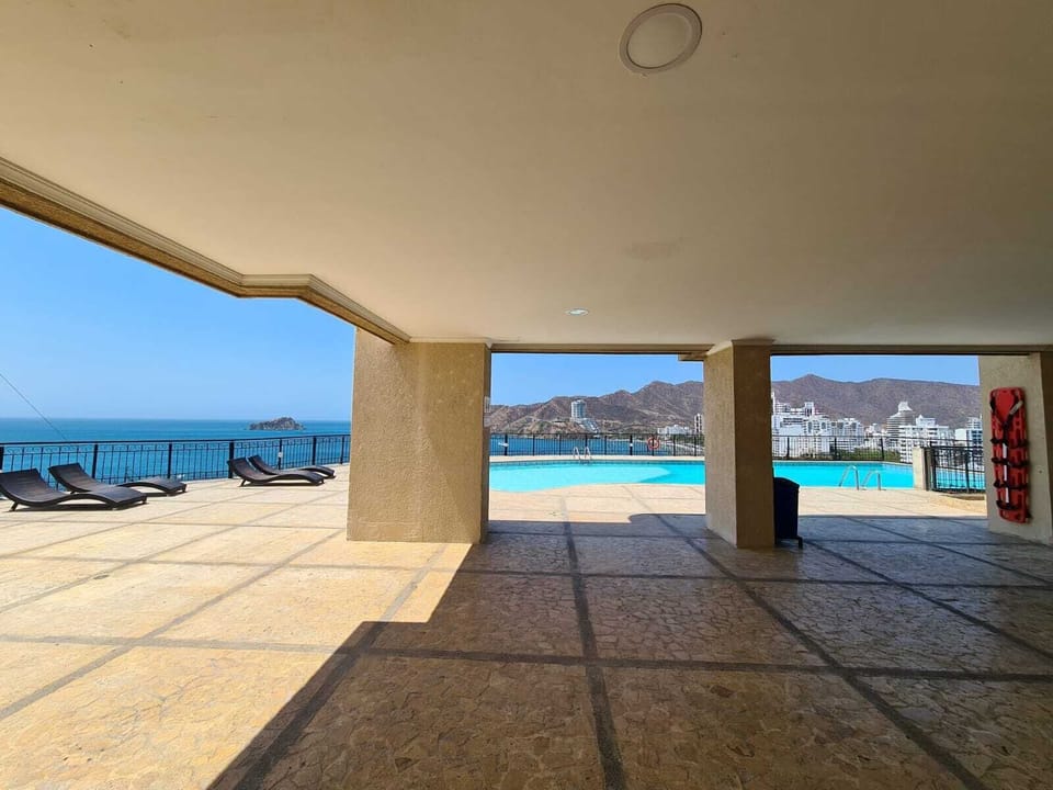 Family Apartment, 2 Bedrooms, Sea View | Living area | 40-inch Smart TV with cable channels