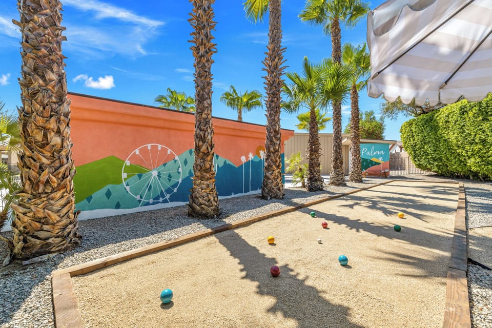Enjoy quintessential backdrops of desert landscapes and blue skies