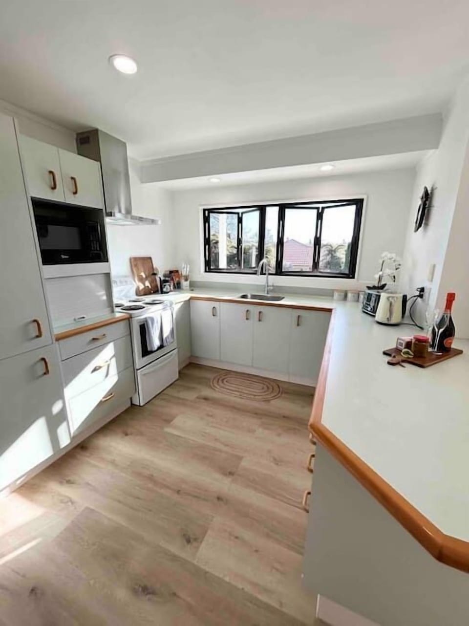 The kitchen 