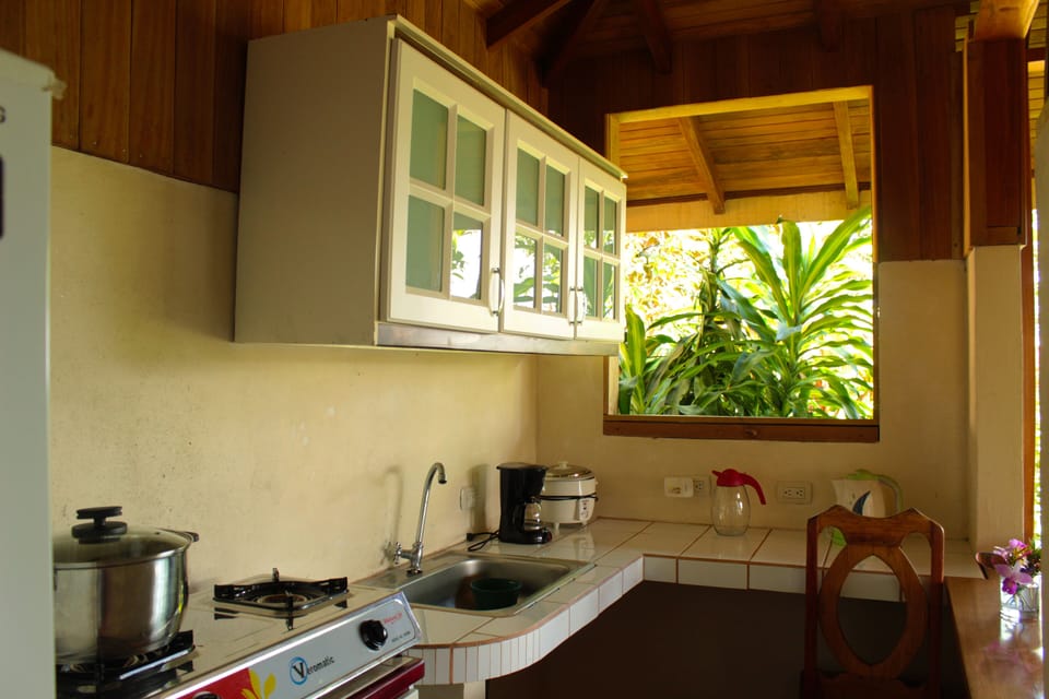 Panoramic Cabin, 1 Bedroom, Balcony, Oceanfront | Private kitchen