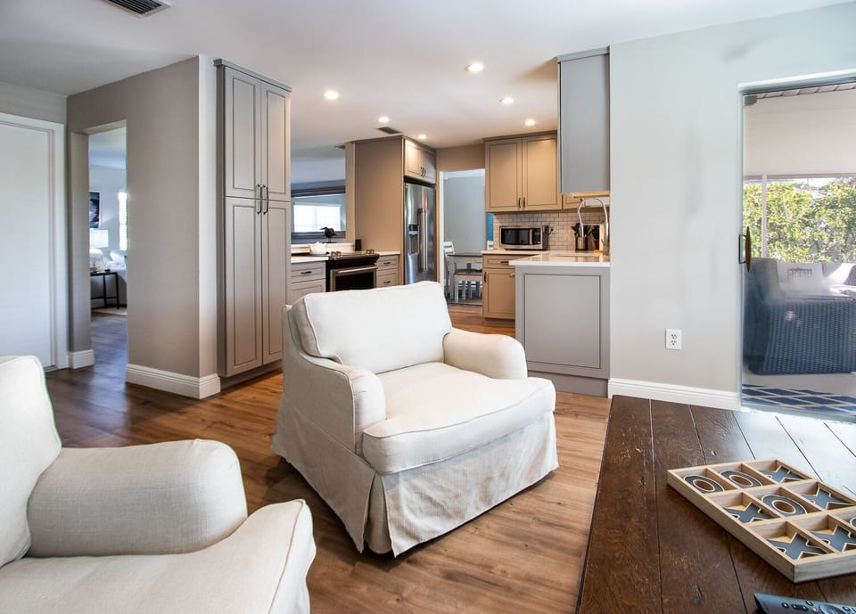 Den with access to outdoor lanai