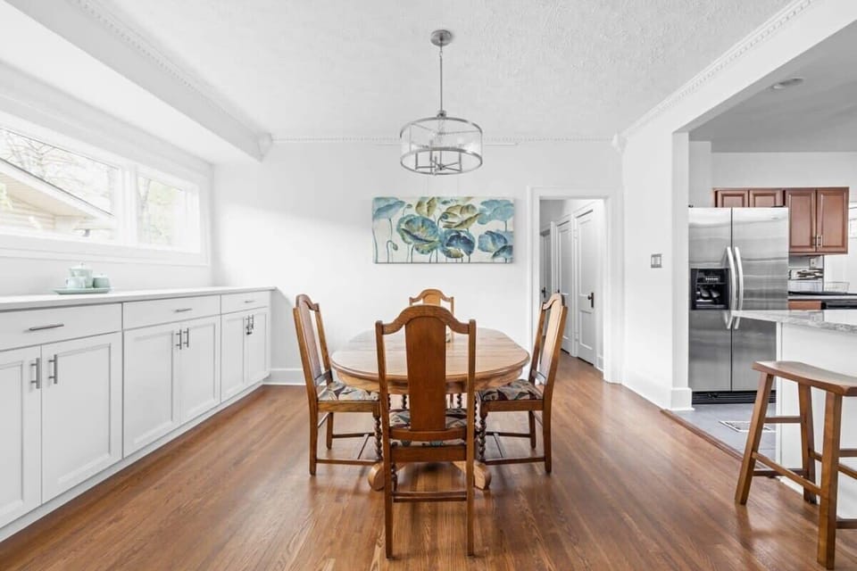 Make yourselves at home at our dining table! We've set it up for you to savor not just the delicious meal but also the joy of shared moments. Bon appétit!