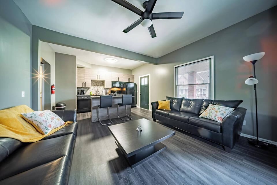 With an open concept layout with the kitchen and dining area keeping everyone together.
