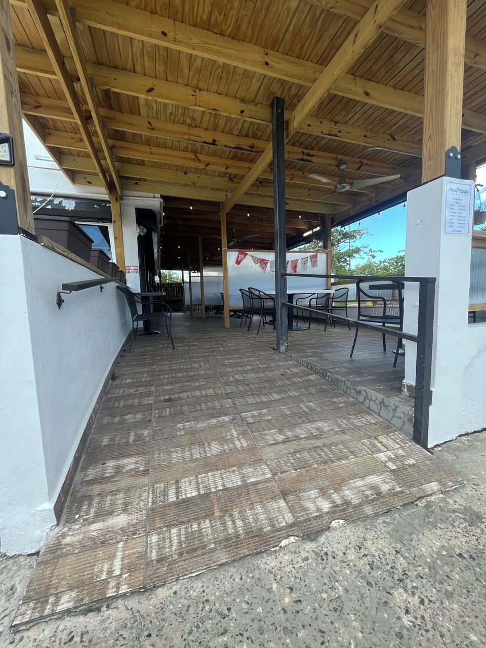 Outdoor dining