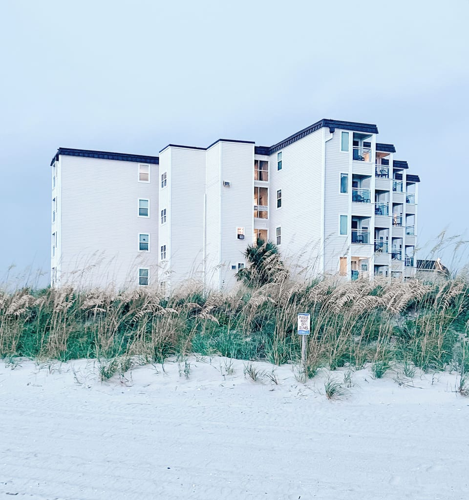 View from the beach!