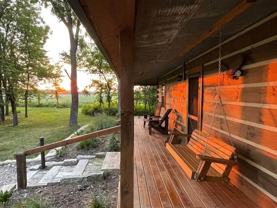 Front side of wrap around porch