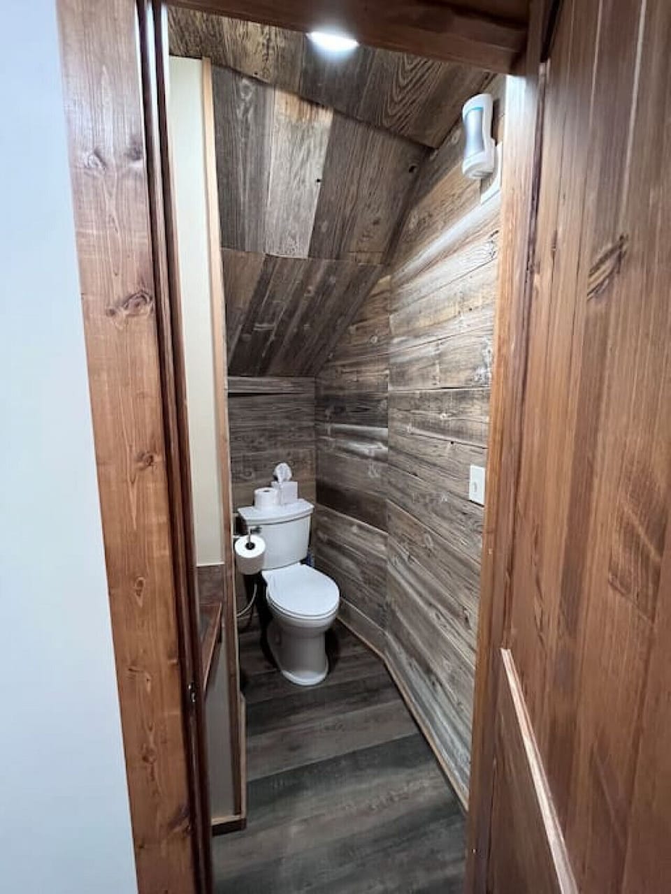 Half Bath on first floor of Silo