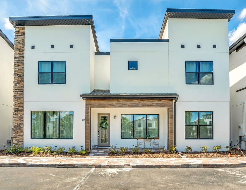 Modern two story family home. 