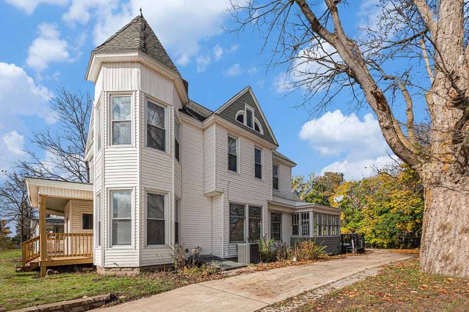 East side of house