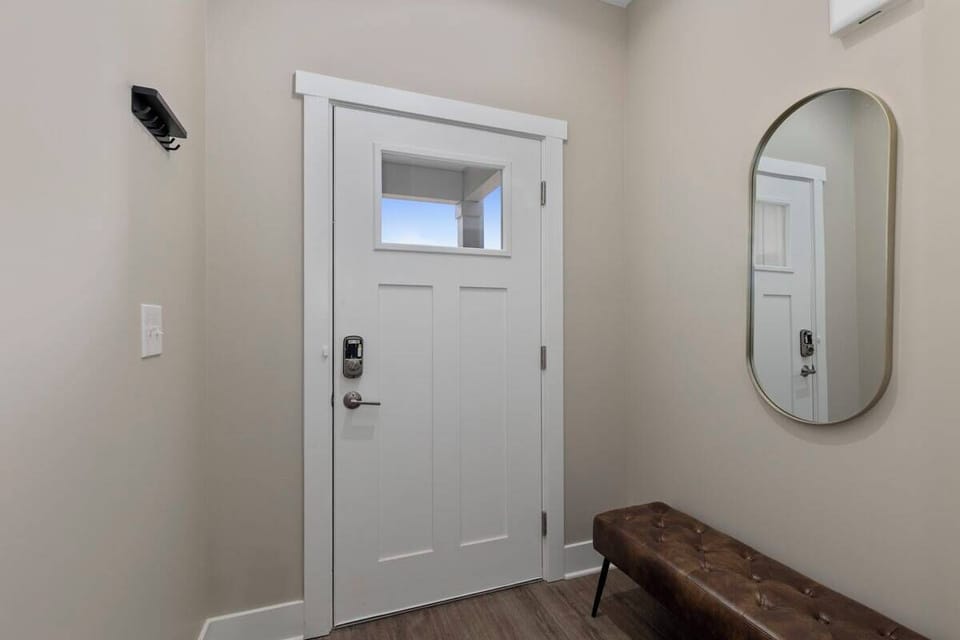 Entry way with our coded smart locks for your security