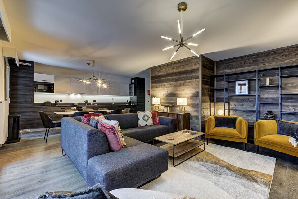 Stylish, open plan living area