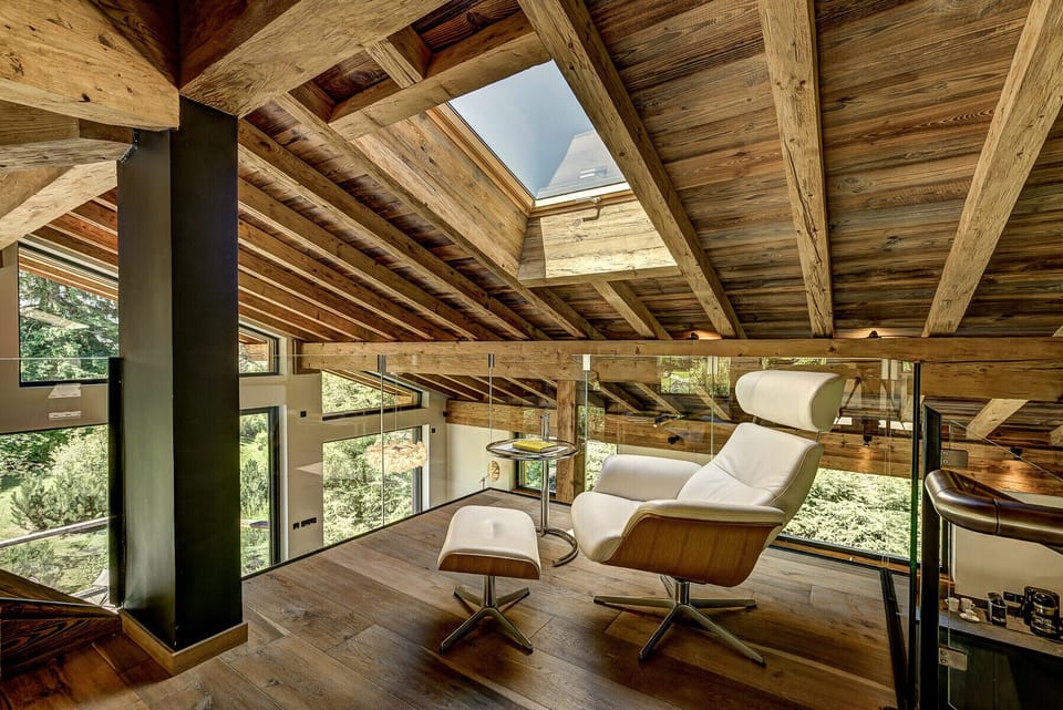 Peaceful reading corner