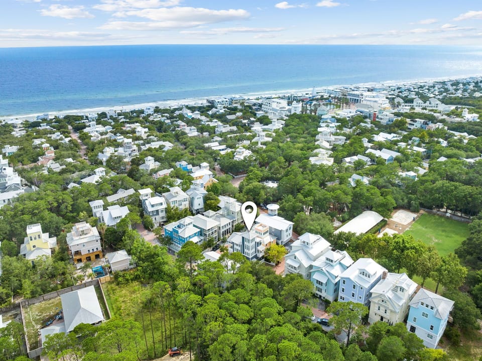 The home is located next to the Fitness Center, two pools, the Croquet field, and 1 minute to the beach