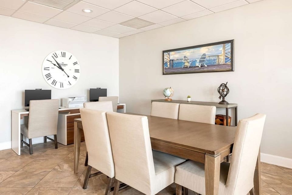 Business Center • Conference Table, Computers & Workstations