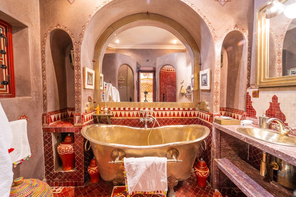 Ikhlas Suite | Bathroom | Designer toiletries, hair dryer, bathrobes, slippers