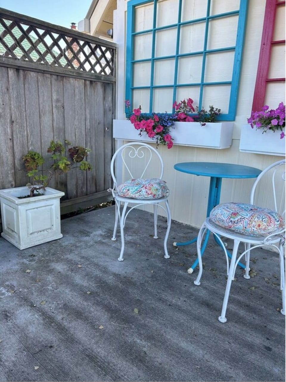 Private patio