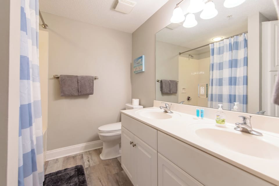 Master bathroom.
