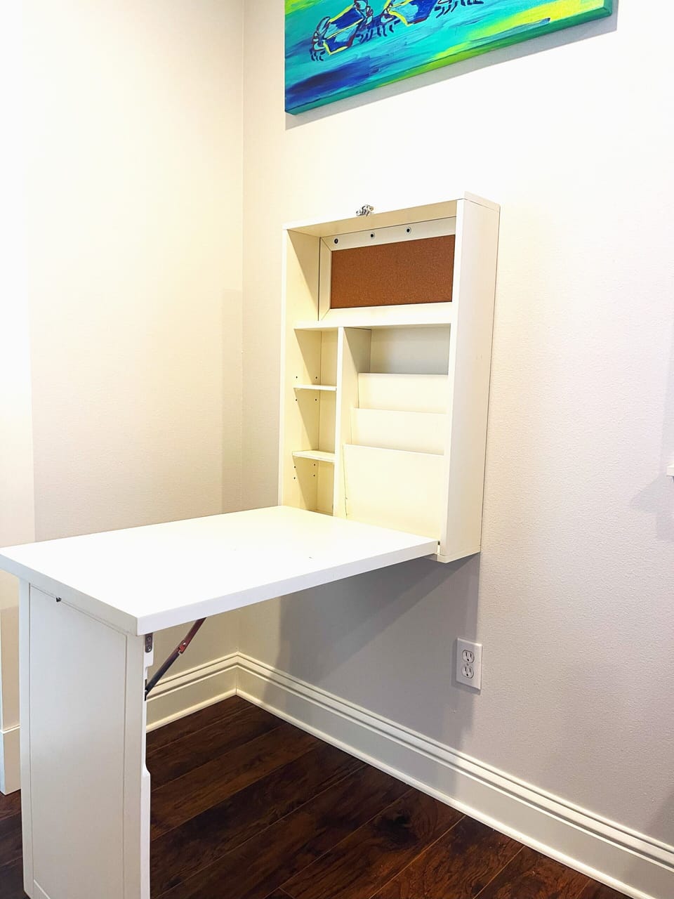 Cabinet Desk in Master Suite