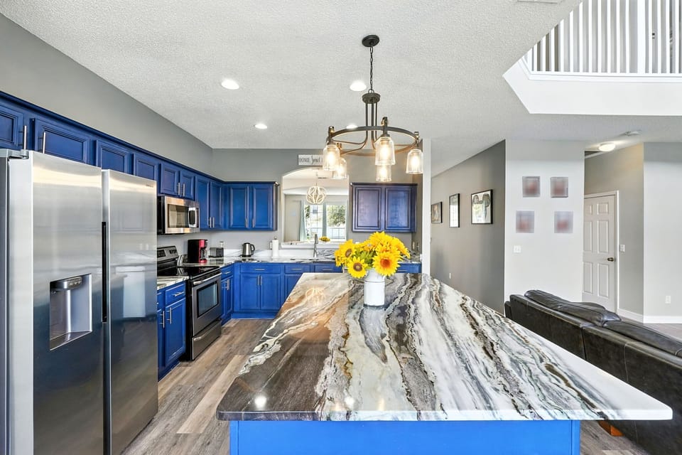 Open-Concept Kitchen with Elegant Design