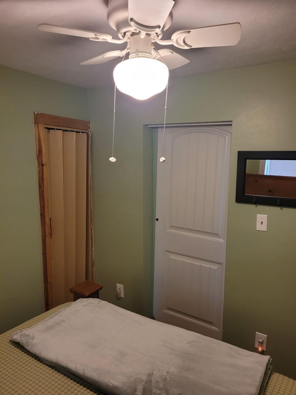 BEDROOM 1:  The bedroom with the bed and closet
