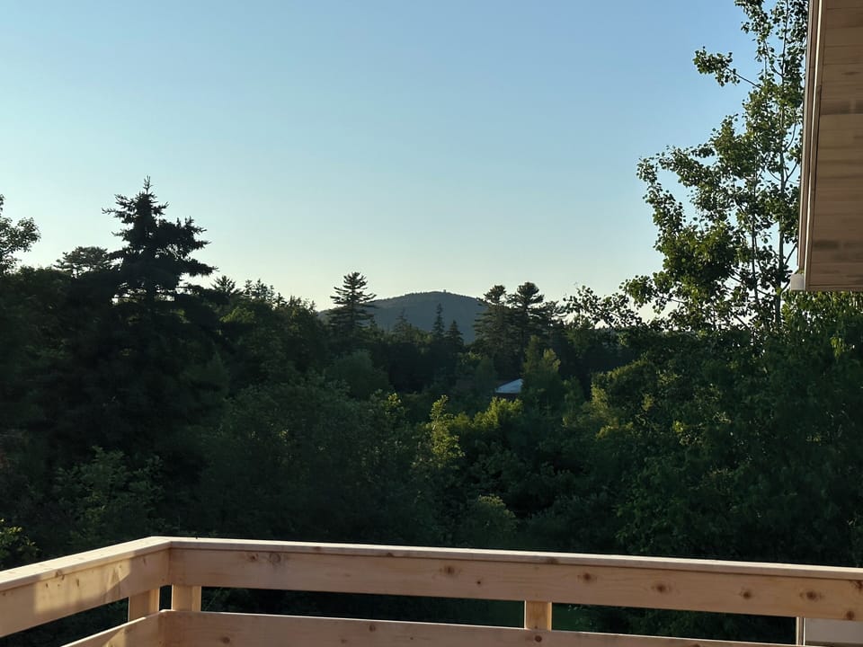 View of Beech Mountain from the deck