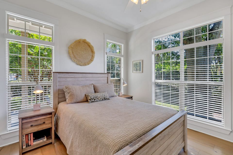 1st Floor Guest Bedroom with a Queen Bed