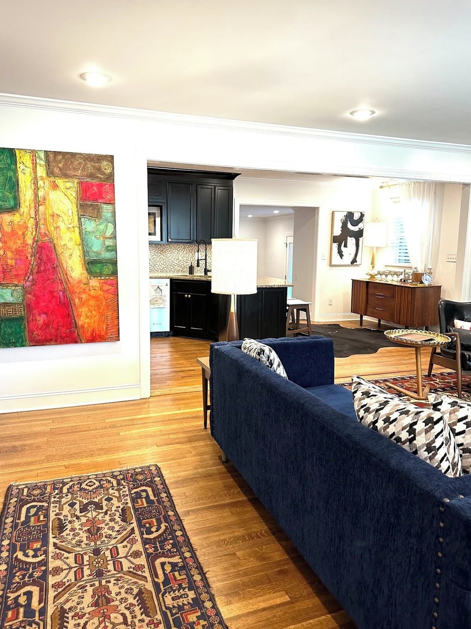 View from front door into the open spacious home